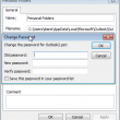Password protect an Outlook pst file