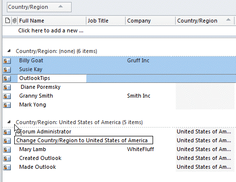 Outlook Mail County R Code Keep Outlook from putting the wrong country in new addresses ...