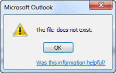 File does not exist