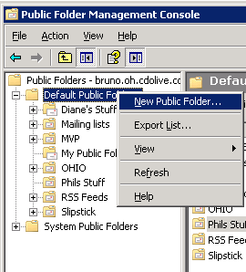 mail enable a public folder
