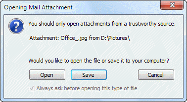Open or Save dialog