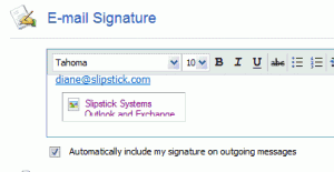 paste the copied image into your signature
