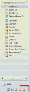 Folder list doesn't have a Favorites section