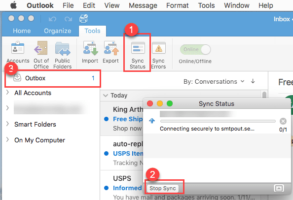 Outlook 2016 for mac not searching sub folders using