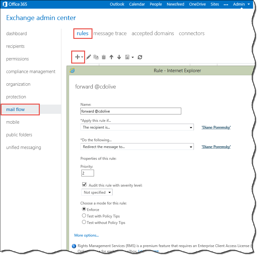 Send Messages Using Additional Office 365 Exchange Addresses