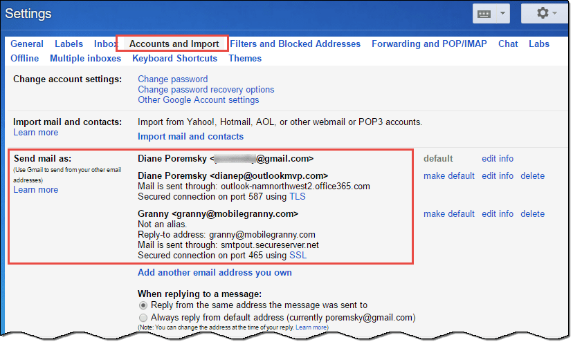 gmail send email as alias