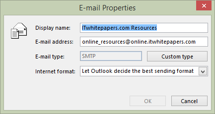 Email properties