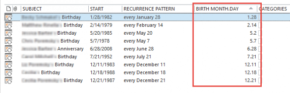 how-to-sort-the-outlook-calendar-by-birthday