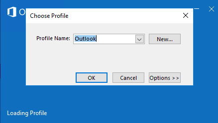 click New to create a new profile