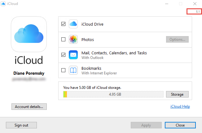 how to set up icloud email for outlook