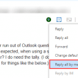 reply with meeting in outlook on the web