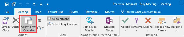 Copy Appointments To A Second Calendar