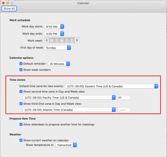 Outlook Calaner Settings For Mac Calendar Autosroom