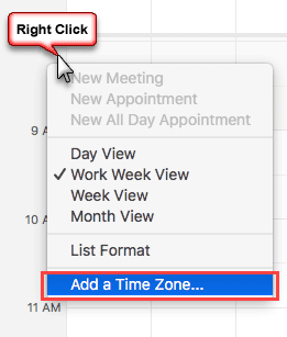 right click on the time scale to add a second time zone