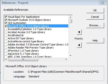 How to set a flag to follow up using VBA
