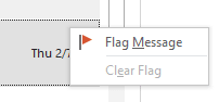 Flag options are limited in IMAP accounts