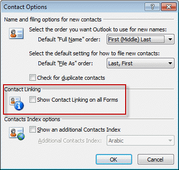 create outlook email template with contacts