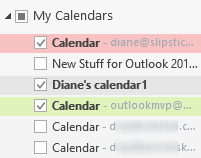 Use VBA to select calendars