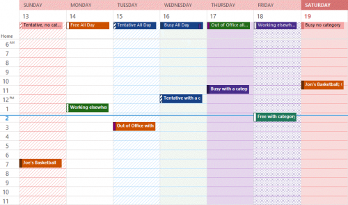 Understanding Outlook s Calendar Patchwork Colors