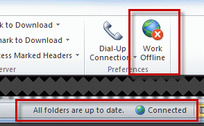 Work offline icon