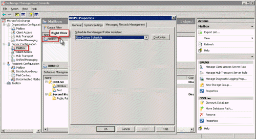 Message Records Management